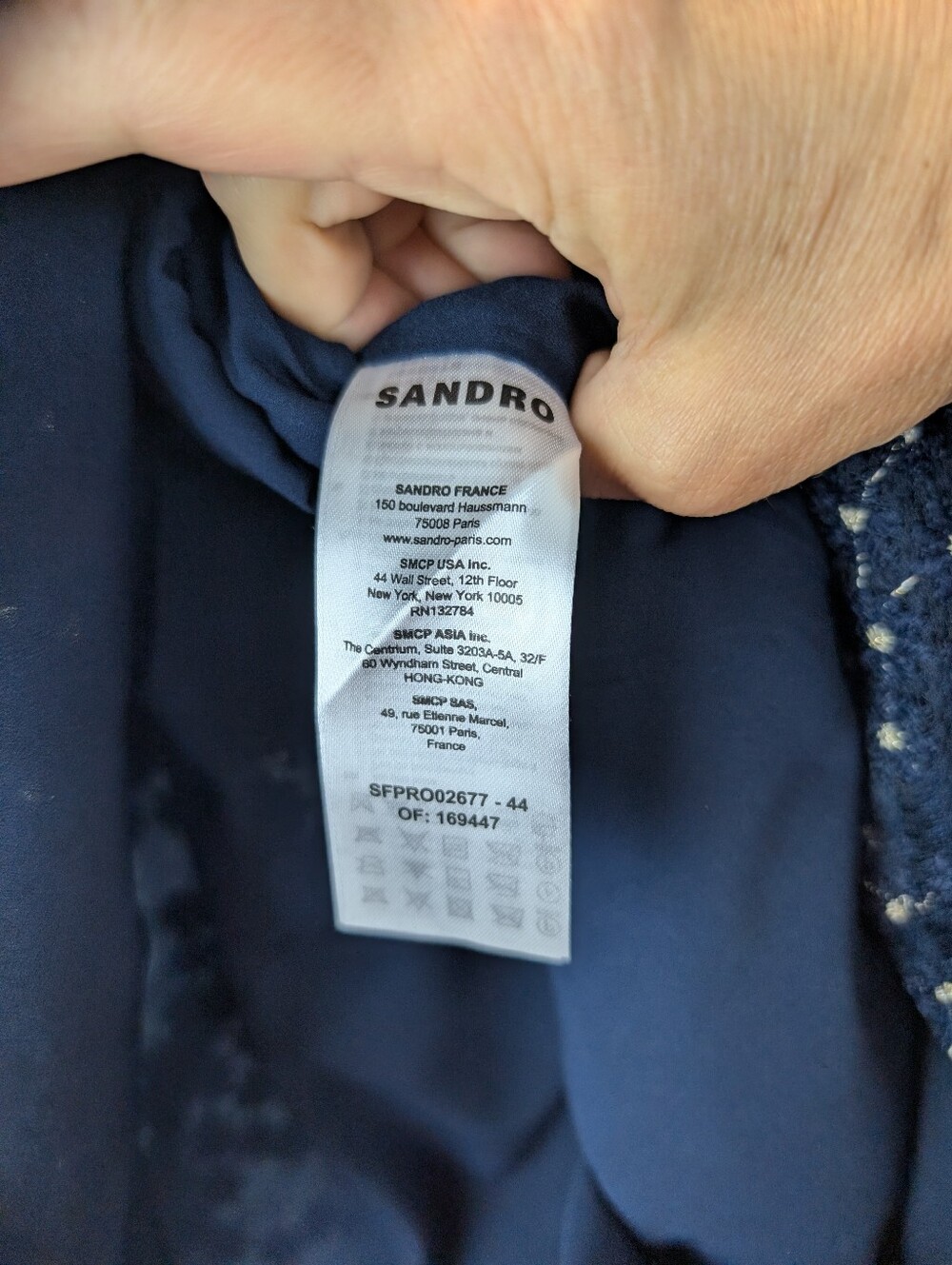 SANDRO Short Dress With Peter Pan Collar size 4(36) BNWT - Picture 14 of 16